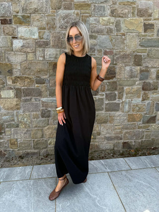 Betty Smock Dress - Black