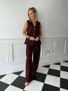 Robyn Trousers - Burgundy