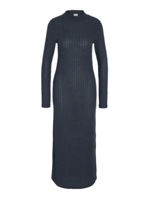 Village Funnel Ankle Dress - Navy