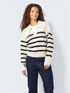 Fifi Polo Neck Pullover - Oatmeal