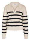Fifi Polo Neck Pullover - Oatmeal