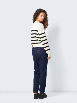 Fifi Polo Neck Pullover - Oatmeal