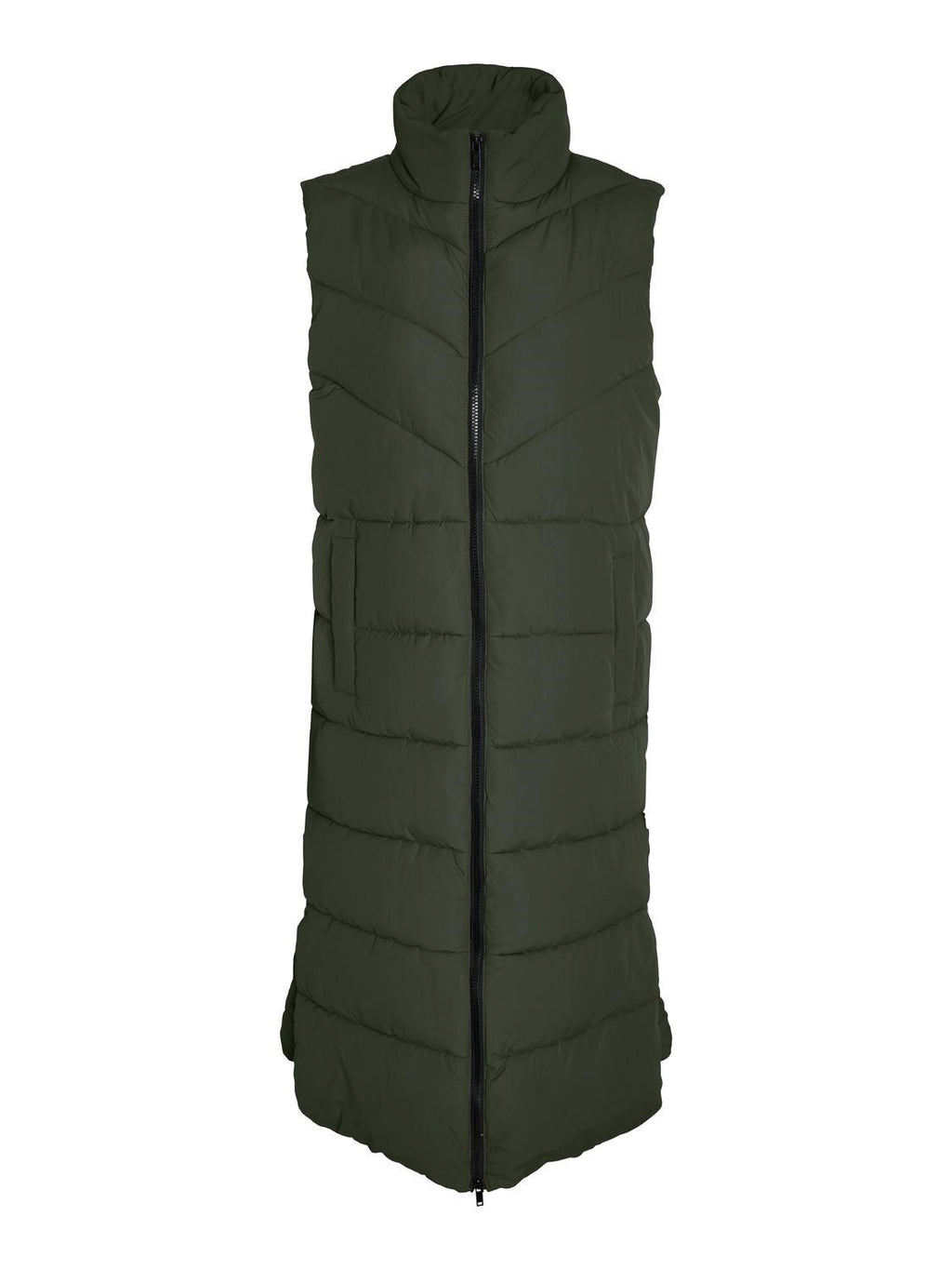 Noisy May Dalcon Long Gilet - Kombu Green