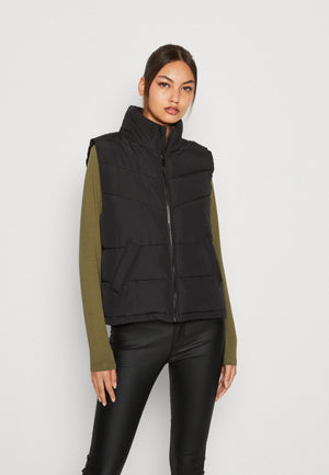 Noisy May Dalcon Short Gilet - Black
