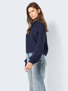 Noisy May Tessa High Neck Knitted Pullover featuring High neck, Long sleeved, Ribbed neckline, hem and cuffs.  Regular fit