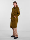 Pieces Nika Trenchcoat - Fir Green