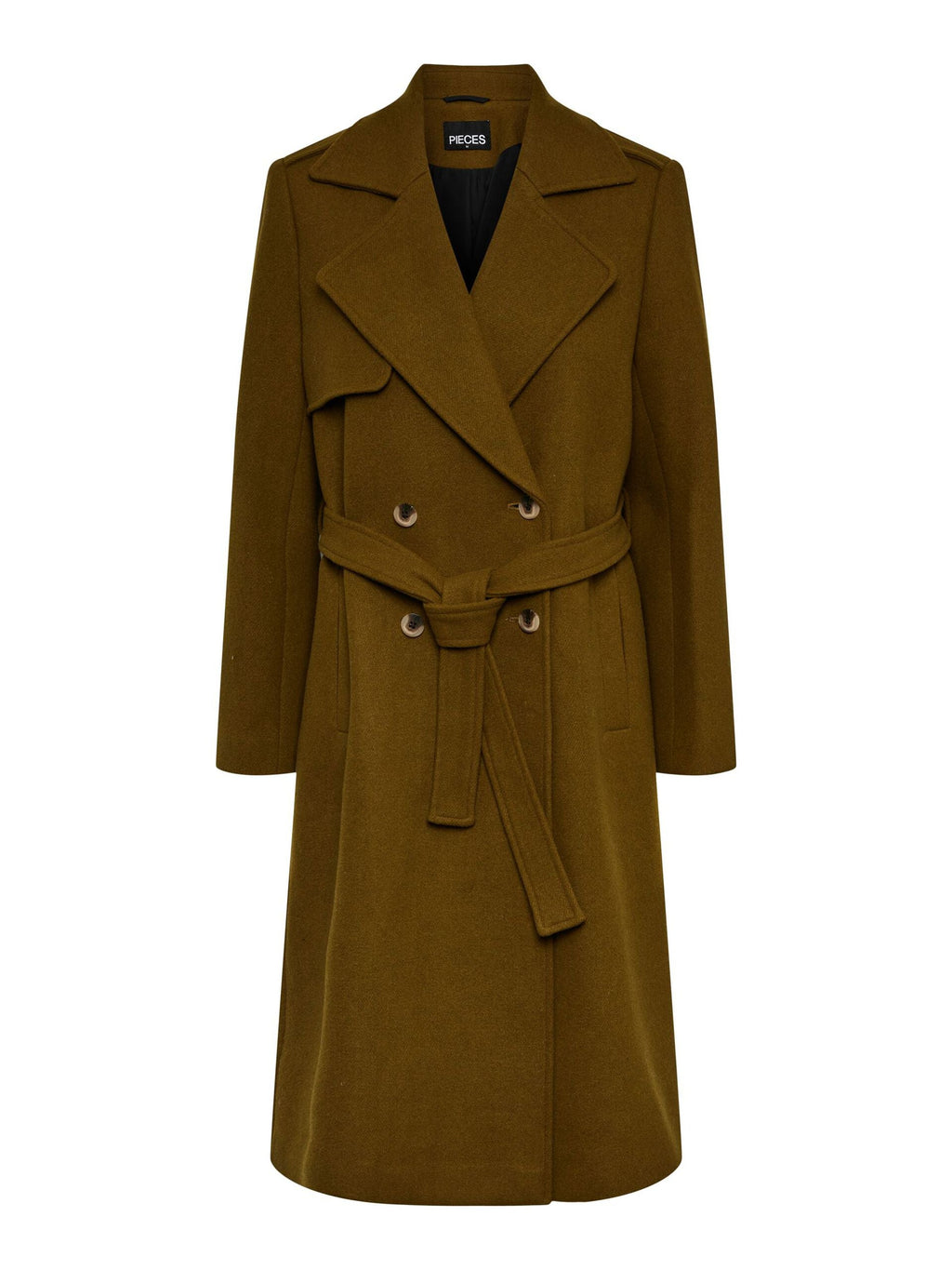 Pieces Nika Trenchcoat - Fir Green