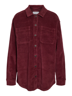 Alva Long Cord Shacket - Winsor Wine