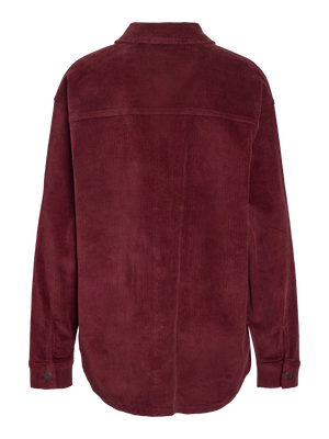 Alva Long Cord Shacket - Winsor Wine