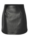 Proof Mini Faux Leather Skirt - Black