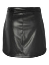 Proof Mini Faux Leather Skirt - Black