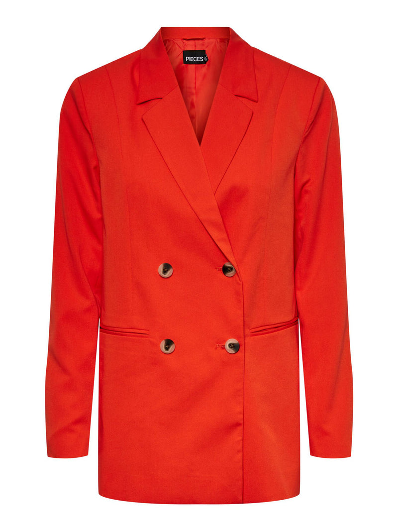PIECES Amalie Blazer - Fiesta