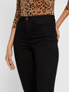 Noisy May Callie Black High Waist Skinny Fit Jeans.