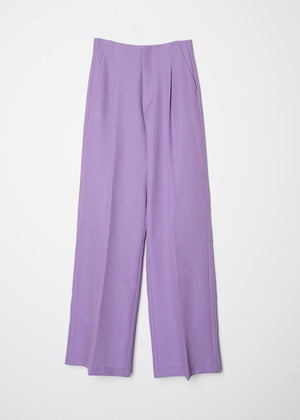 Faith High Waisted Tailored Trousers - Lilac