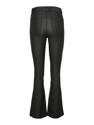 Noisy May SALLIE HW Flare Coated Trousers