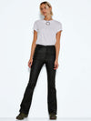 Noisy May SALLIE HW Flare Coated Trousers