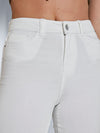 - High waisted jeans  - Skinny Fit Jeans  - Belt loops at waist  - Zipper and single button fastening at front