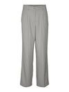 Drewie High Waisted Straight Fit Trousers - Titanium