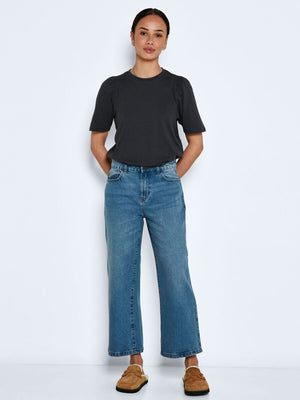 Noisy May AMANDA Cropped Wide Leg Jeans