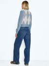 Noisy May Argyle Chequered Knitted Pullover