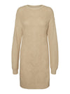 Noisy May Sia Long Sleeve Knit Dress - Irish Cream