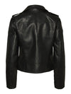 Rollo Faux Leather Jacket - Black