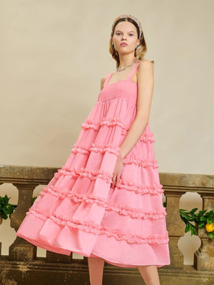 Ruffle store tier dress